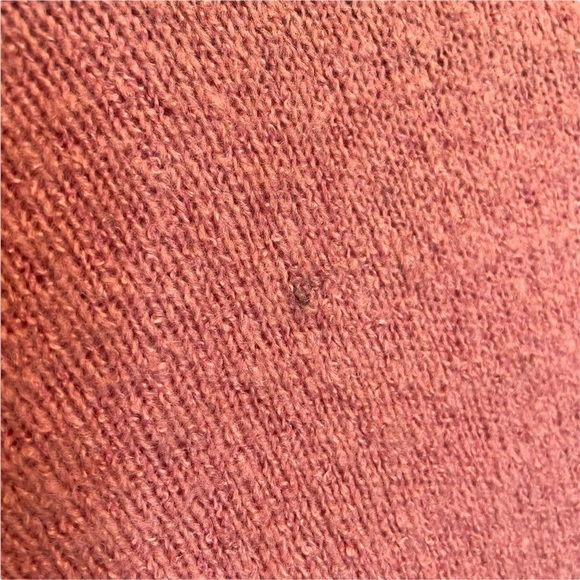 WAYF Where Are You From Mock Neck Tie Waist Sweater Blush Pink XS NWT - Picture 7 of 8